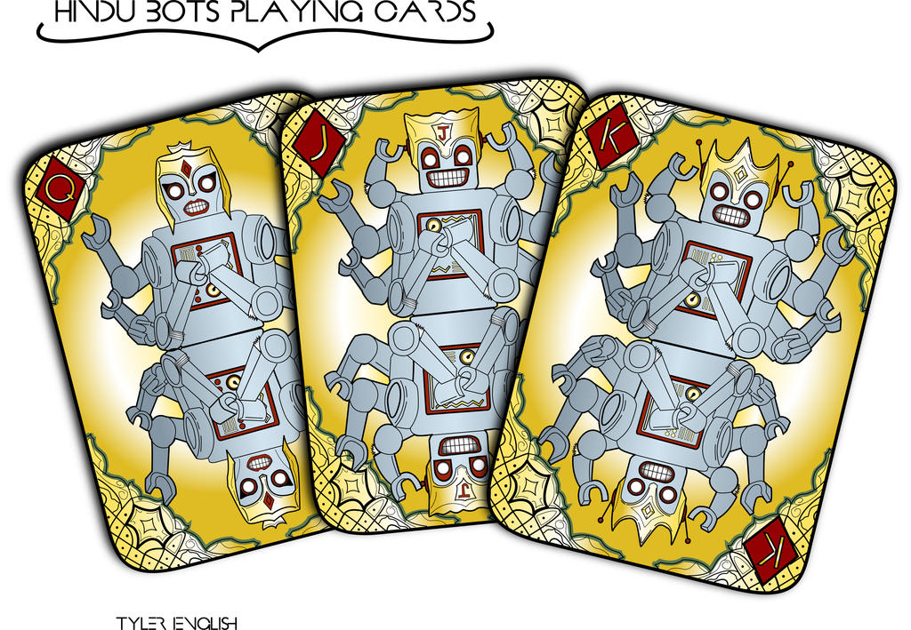 Hindu Bot Playing Cards by TEillustrator on DeviantArt