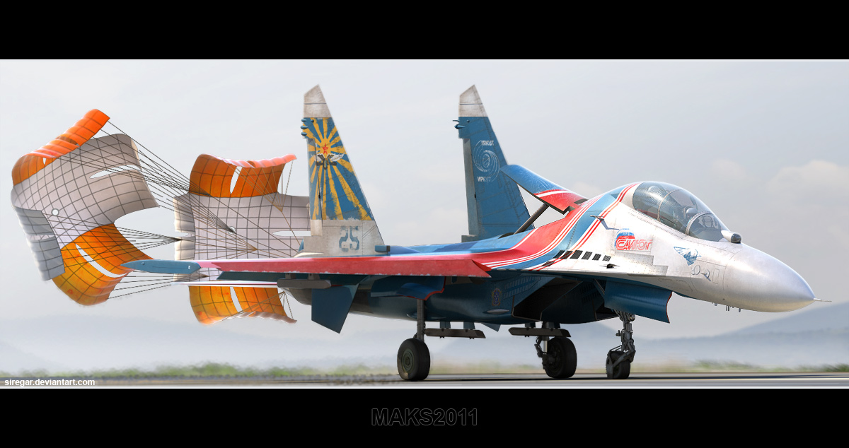 Su-27UB MAKS 2011