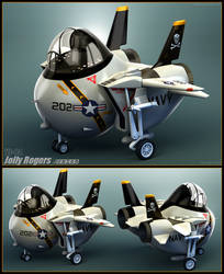 F-14 Jolly Rogers Junior by Siregar3D