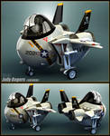 F-14 Jolly Rogers Junior by Siregar3D