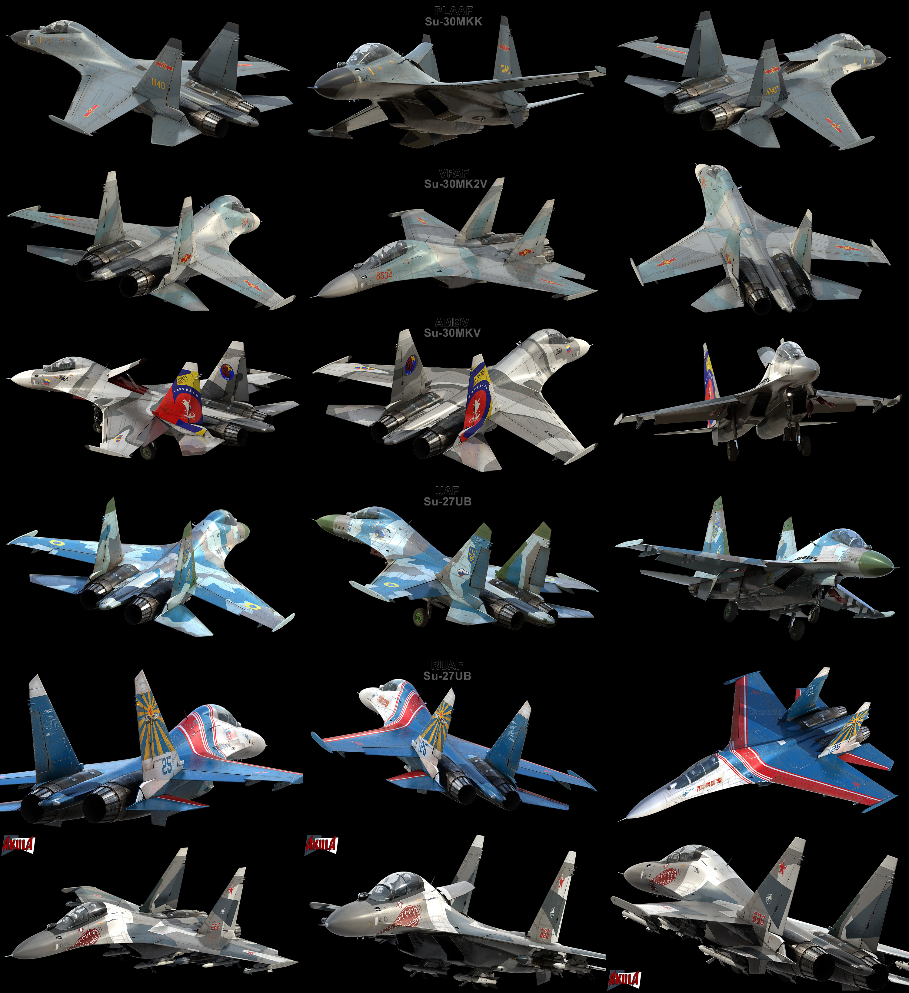 Flanker Skins v1