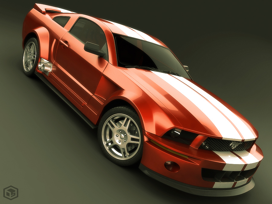 Mustang 2005 Red Version
