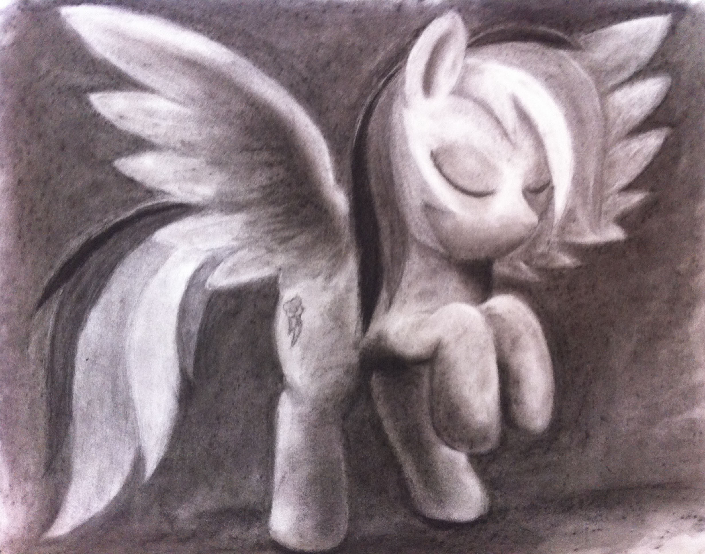 Charcoal Rainbow Dash