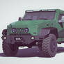 Military Armoured Vehicle Alternative frontview