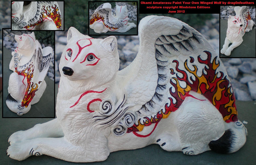 Okami Amaterasu Winged Wolf PYO