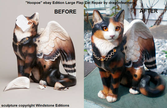 Windstone Editions ebay Hoopoe Lg Flap Cat Repair