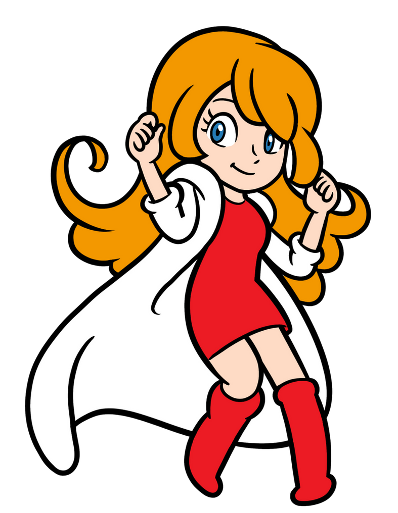 Mona (2D Mario art style) by cutieart55red on DeviantArt