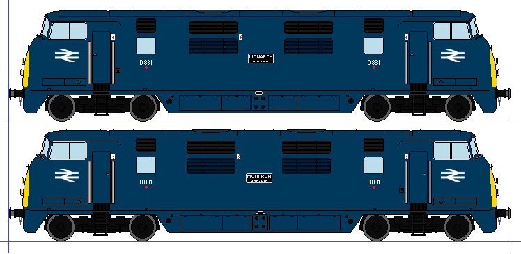 D831 BR Class 42 D831 Monarch by PixelTrains18 on DeviantArt