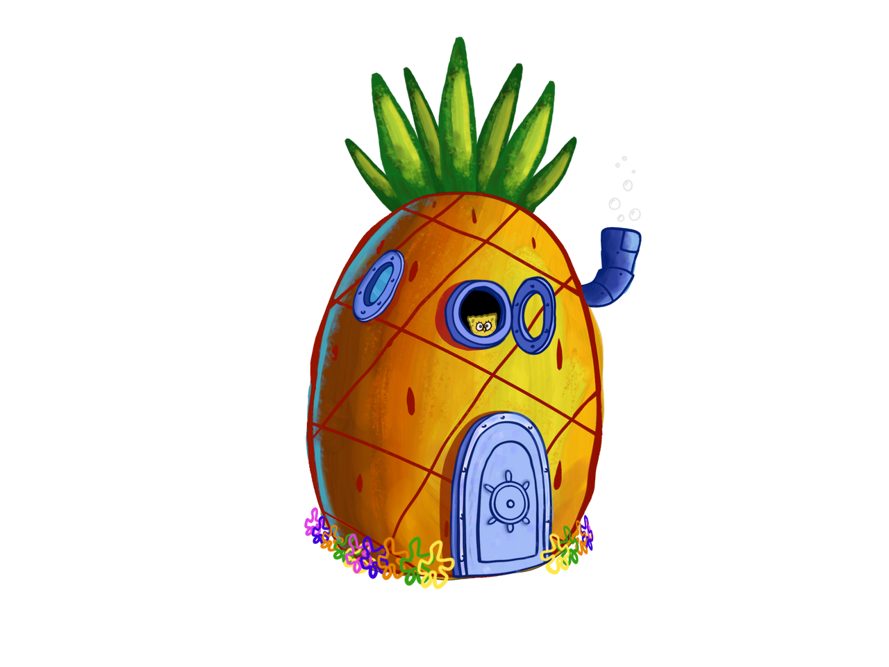 Spongebob's pineapple house by Sploingboh on DeviantArt