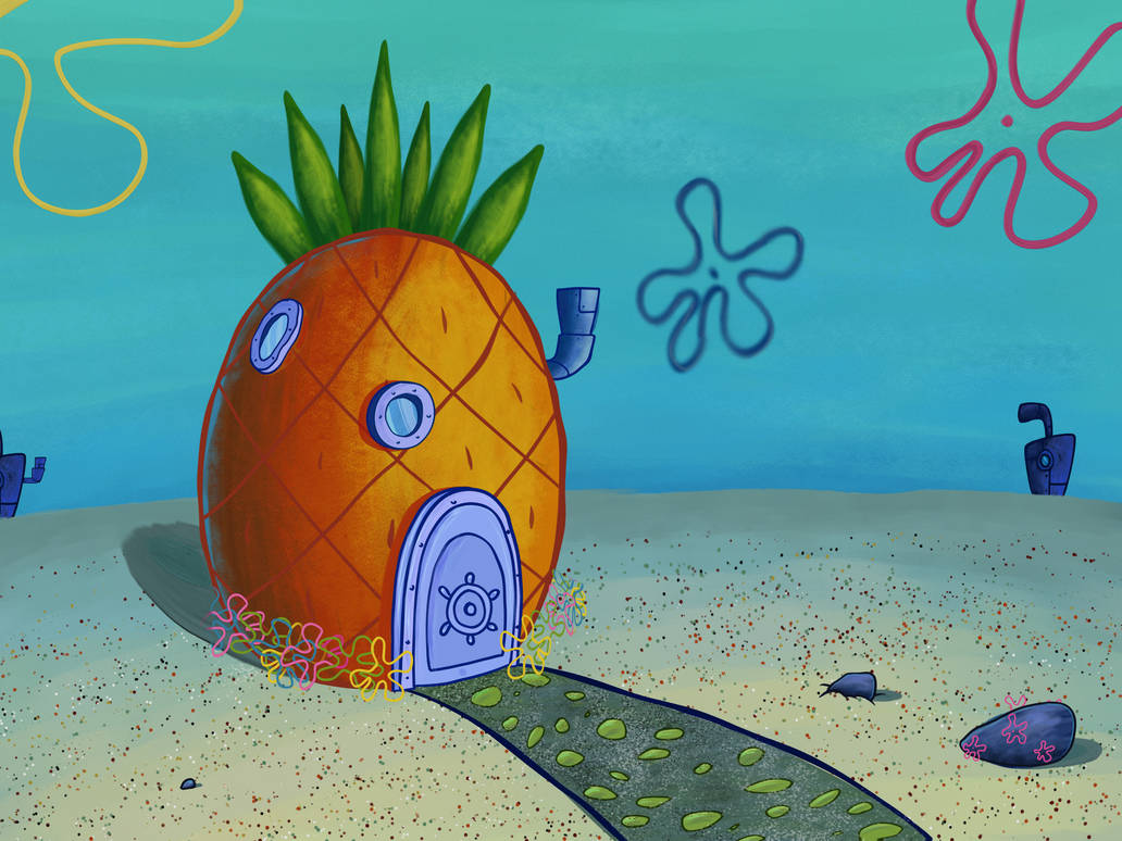 Spongebob's pineapple house by me by Sploingboh on DeviantArt