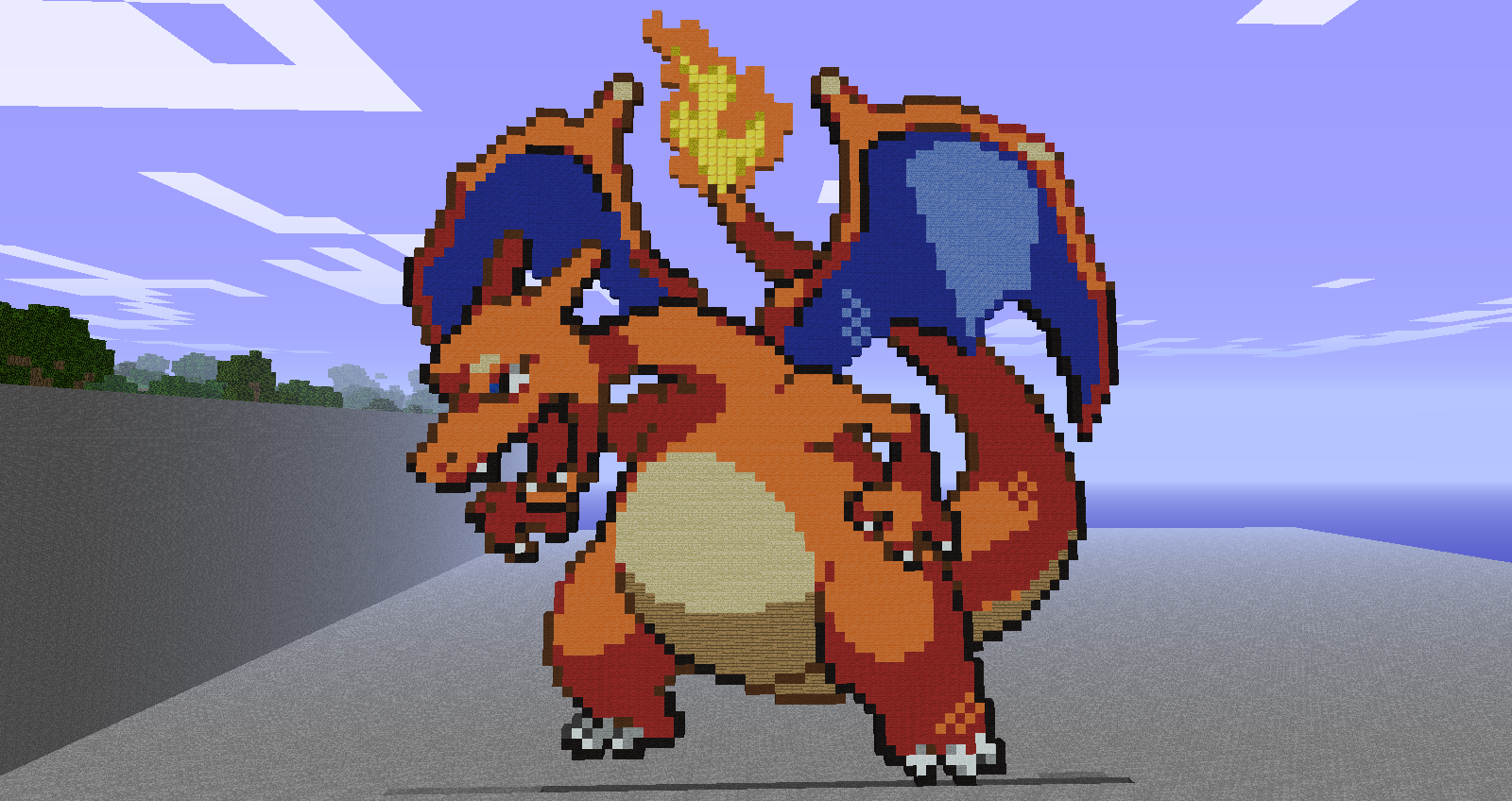 pokemon charizard Minecraft Map