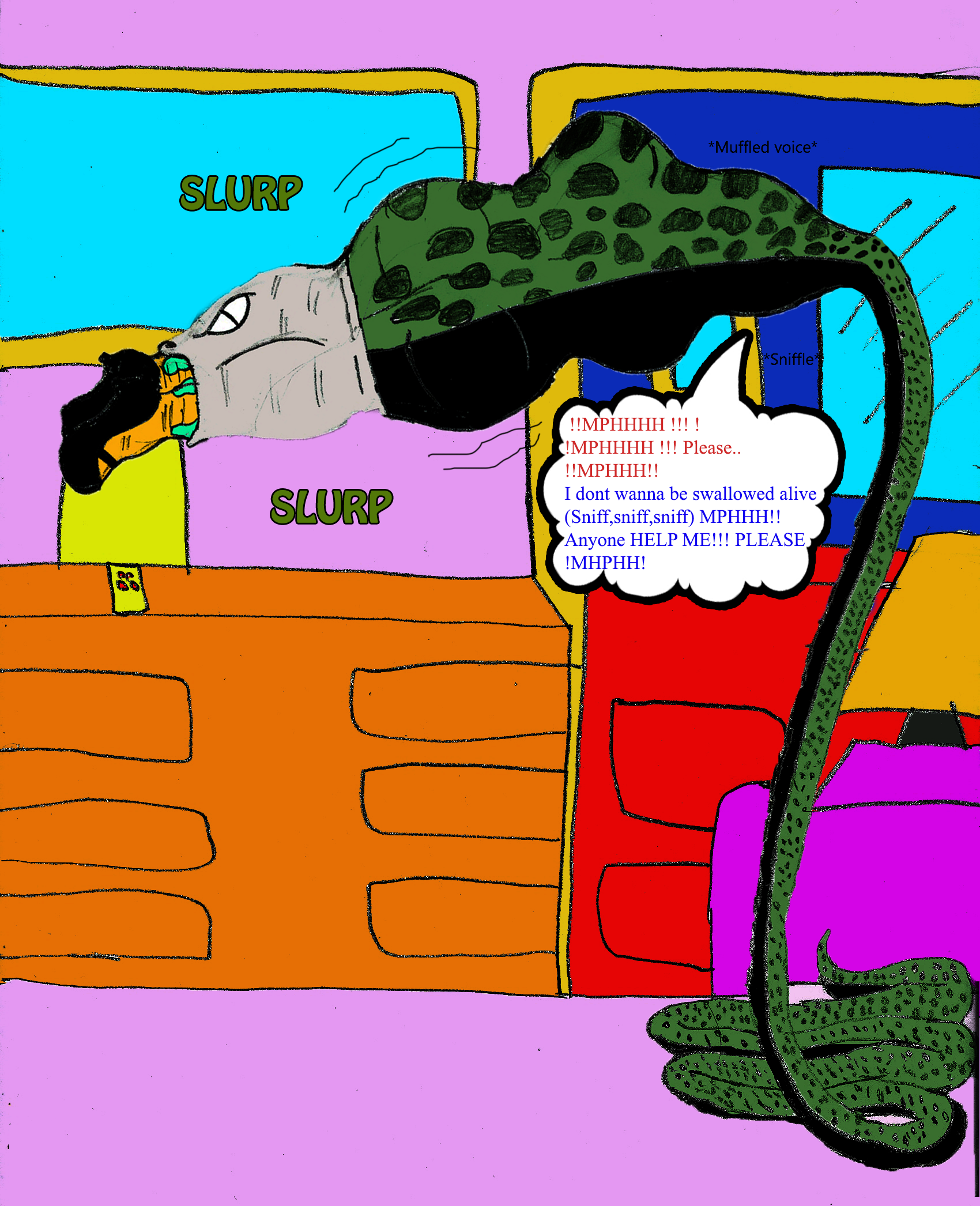 Android 18 Snake Part Cell Snake vore: Android 18 Katelyn Berry Part 20 by Bartz45 on DeviantArt