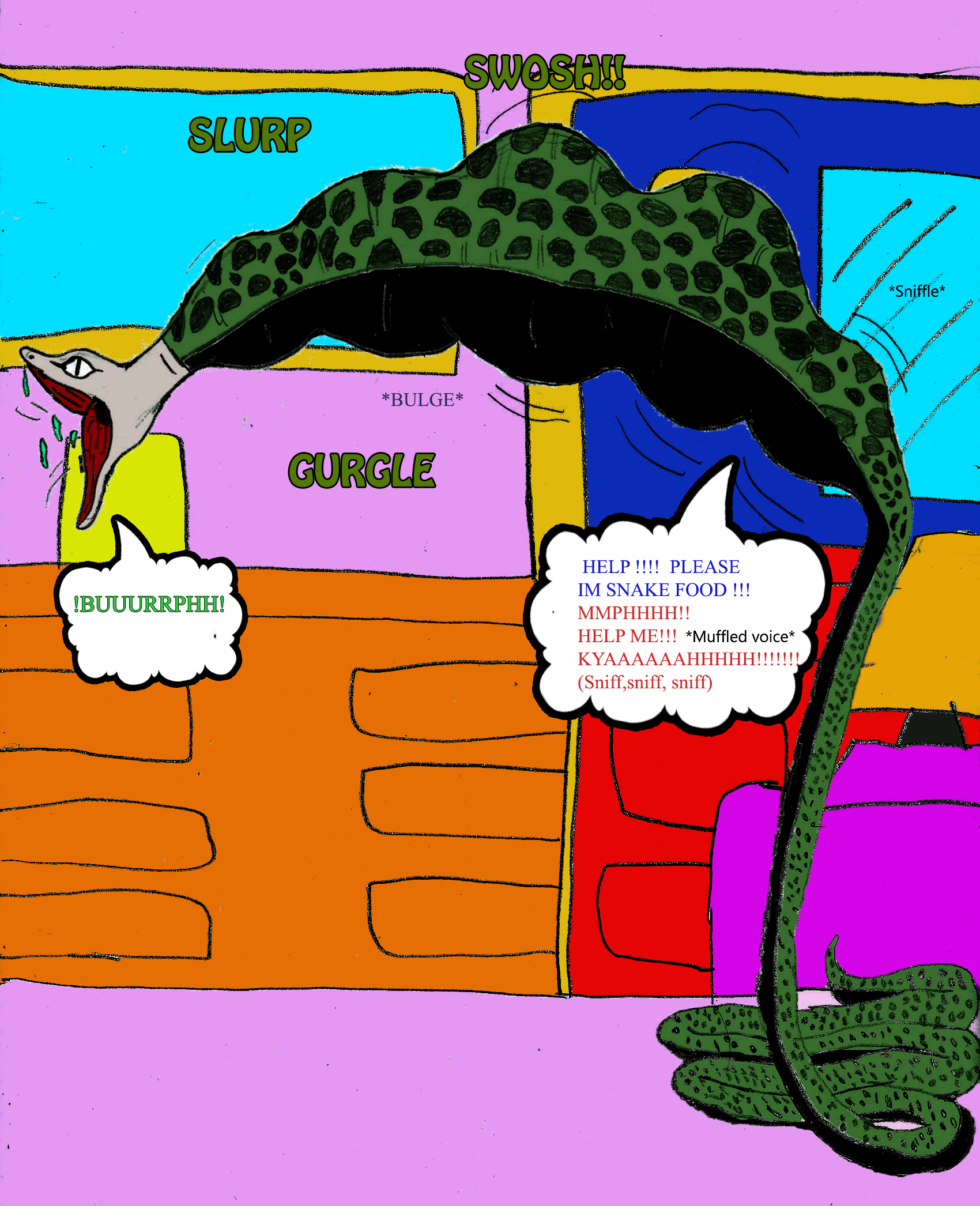 Cell Snake vore: Android 18 Katelyn Berry Part 21 by Bartz45 on DeviantArt