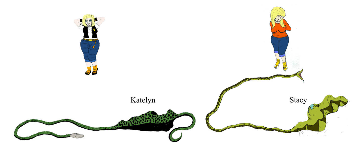 Snake food : Katelyn and Stacy by Bartz45 on DeviantArt