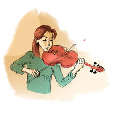 A violinista
