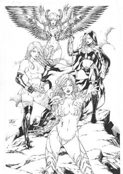 Witchblade, Magdalena, Aphrodity ix, Angelus.