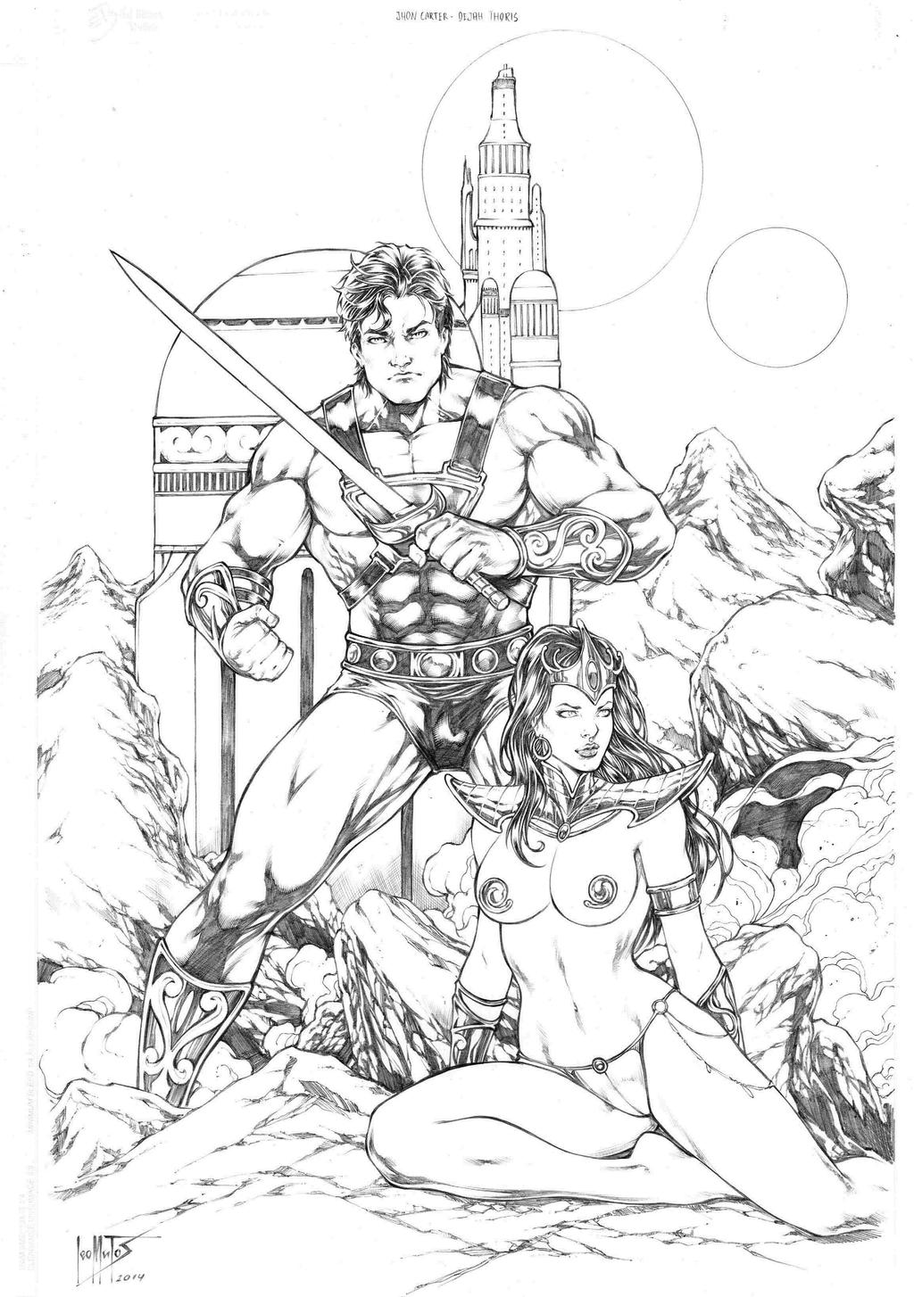 JHON CARTER and DEJAH THORIS.