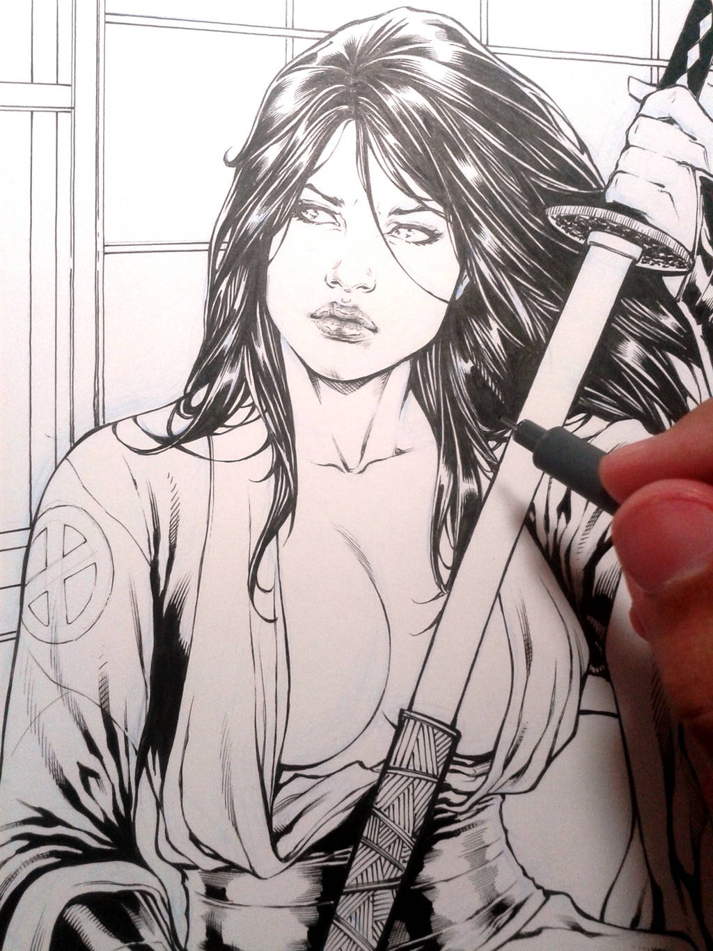 Psylocke wip by Leomatos2014