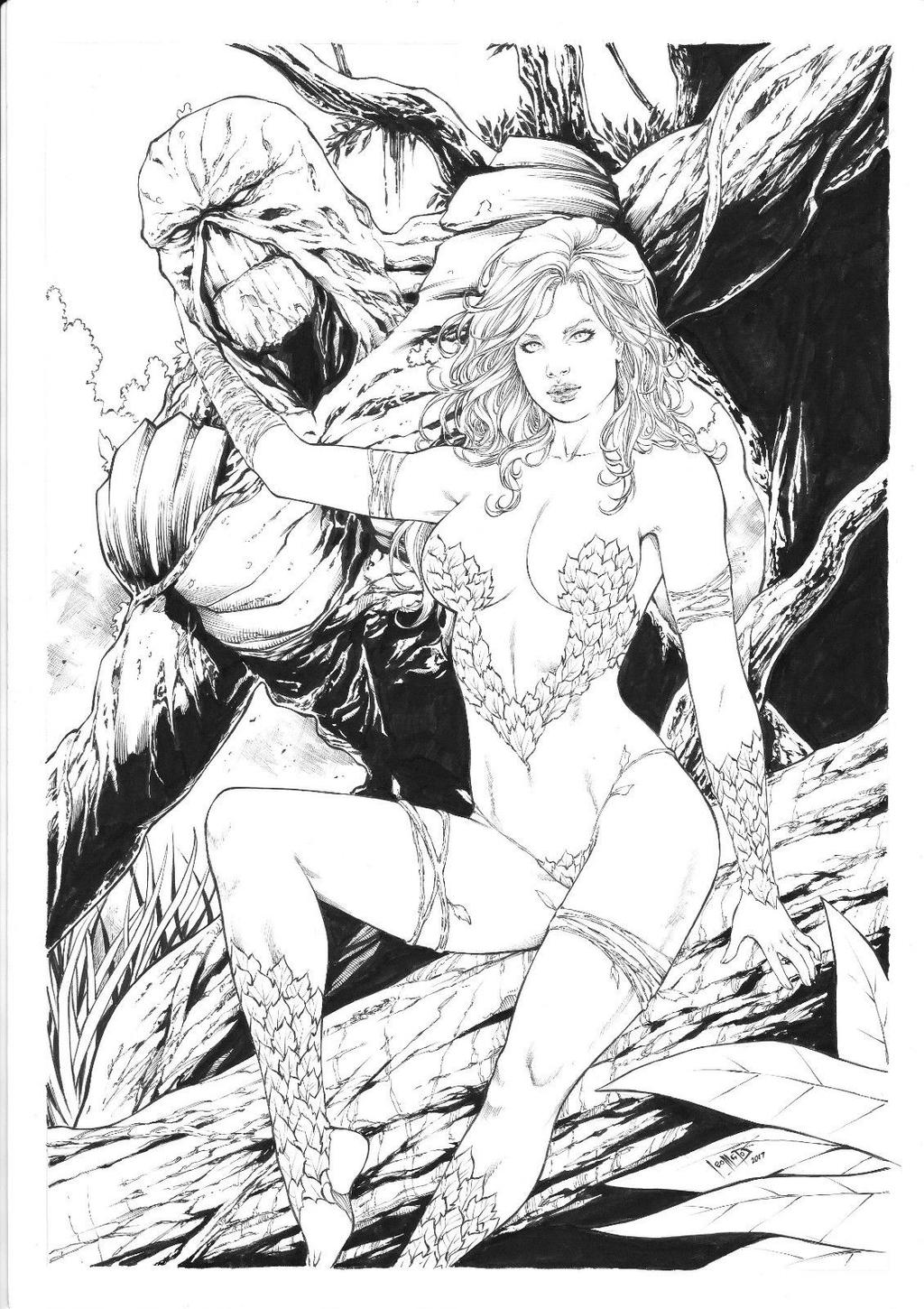 Poison Ivy and Swamp Thing