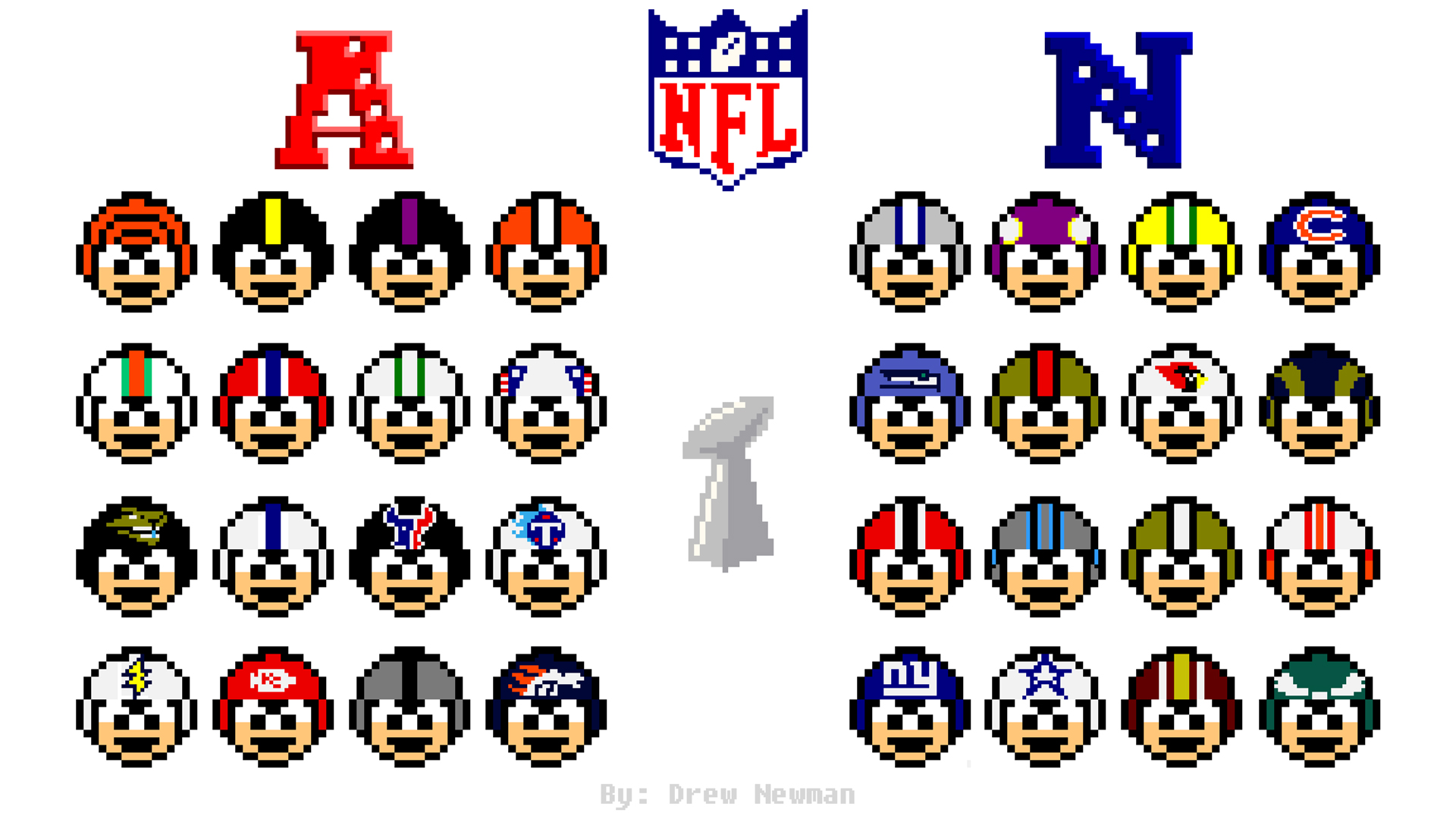 Pixel Art - NFL Team Quiz