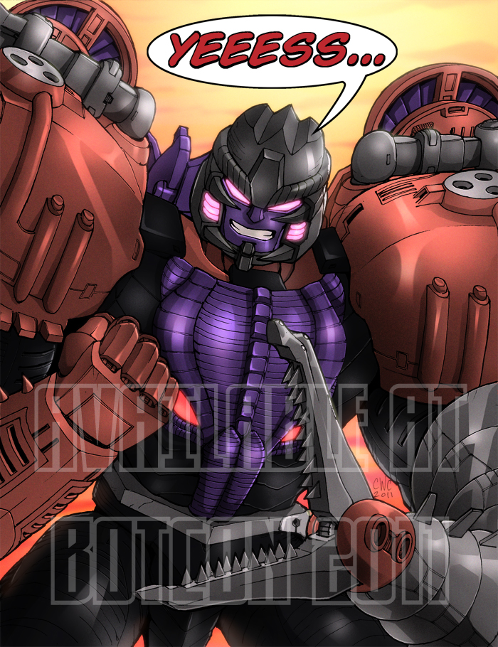 BW Megatron Botcon Print