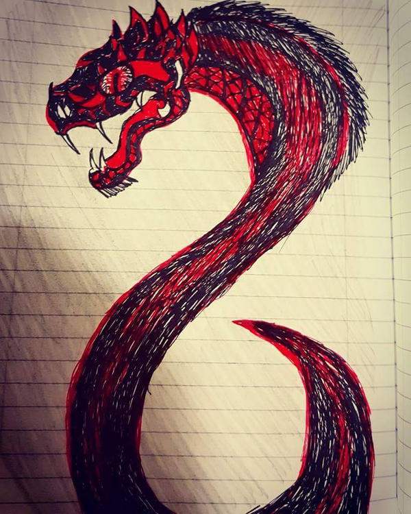 Red Ringed Snake Draw Red Snake by Francisilver12 on DeviantArt
