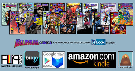 Kalayaan comics on eBook stores