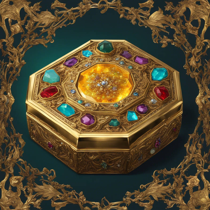 #octagon A beautiful jewellery case