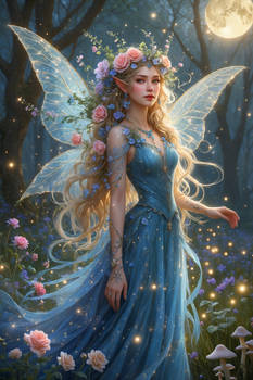 Fairy with Flowers