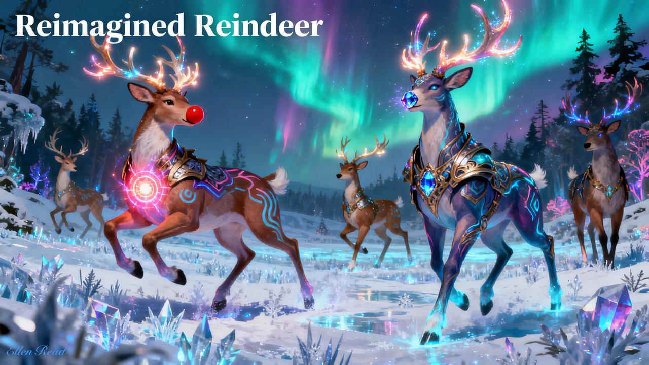 Character Reeinder Reimagined Reindeer by EllenRead on DeviantArt