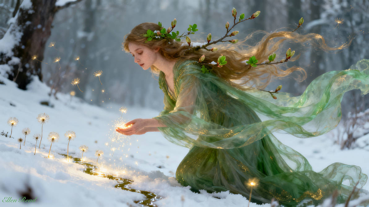 Pre Nymph A graceful woodland nymph by EllenRead on DeviantArt