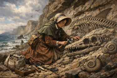 The Fossil Hunter Inspired by Mary Anning