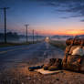 The Road Out of Town - A bag packed before dawn.
