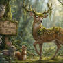 The Moss Crowned Deer 8/8 WWA