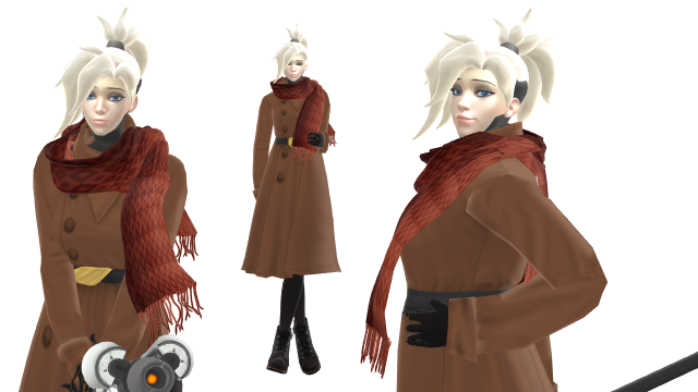 Mmd Mercy MMD - Christmas comic inspired Mercy W.I.P by Aromatis on DeviantArt
