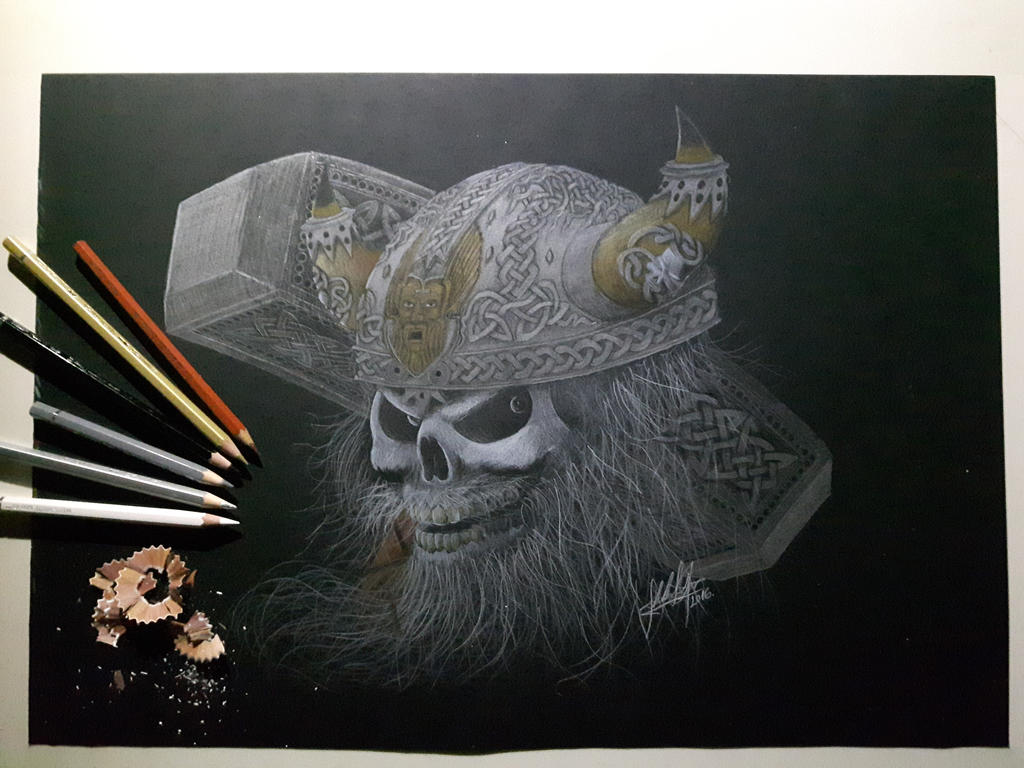 Viking skull by DejanJ