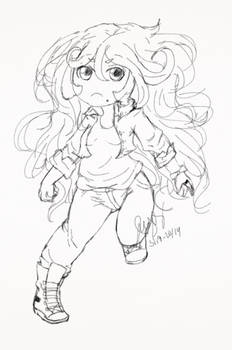 Chibi Sketch - Agrias