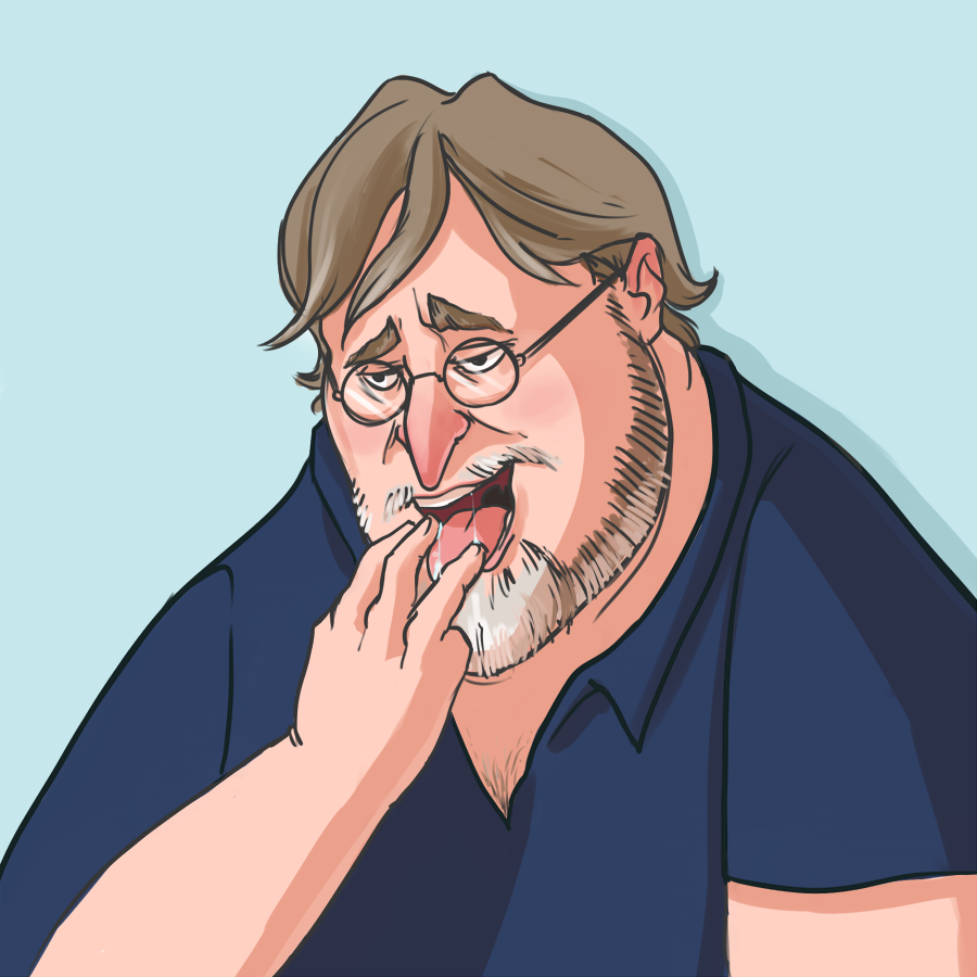 Gabe Newell is worth $1.5 billion