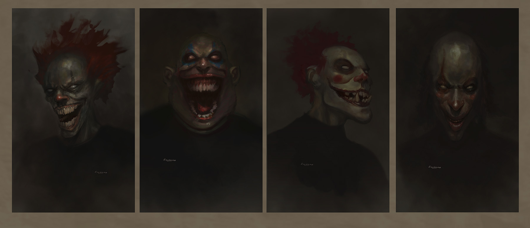 Evil Clowns sketches