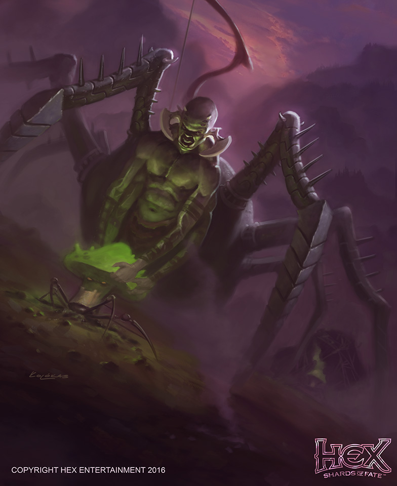 HEX MMO TCG Scars of War - Skittering Cultivator