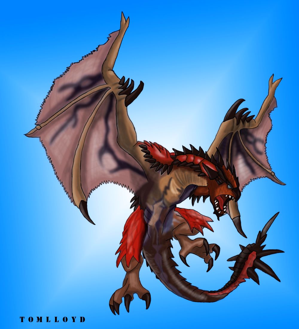 Rathalos - TomLloyd Style by TomLloyd on DeviantArt