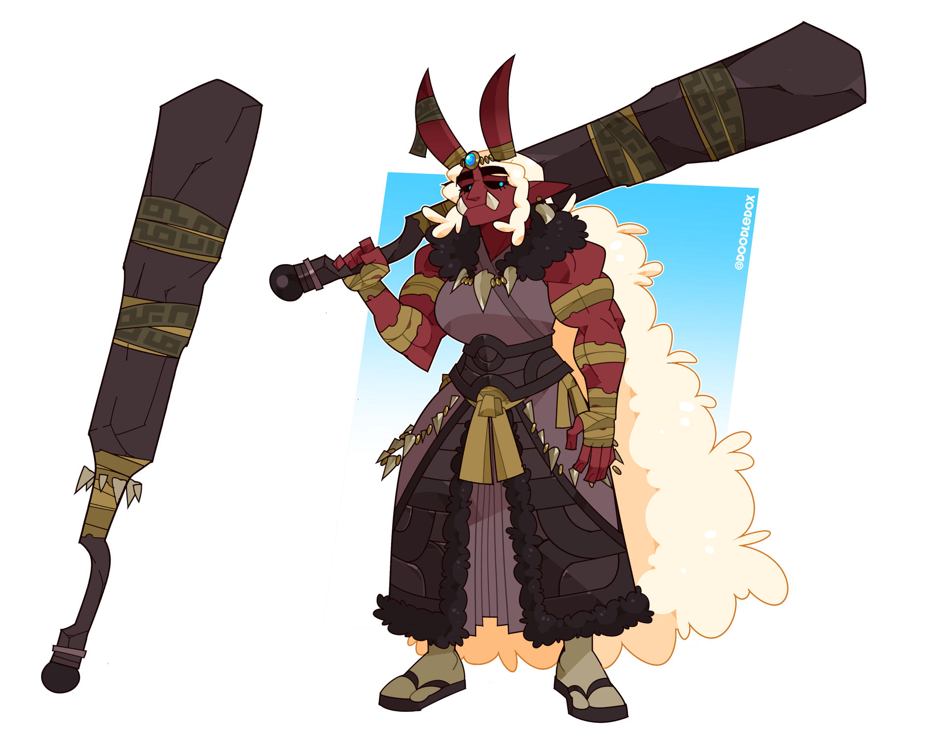 Deviantart Character Character Design Commission - @BlazingImp by DoodleDoxDA on DeviantArt