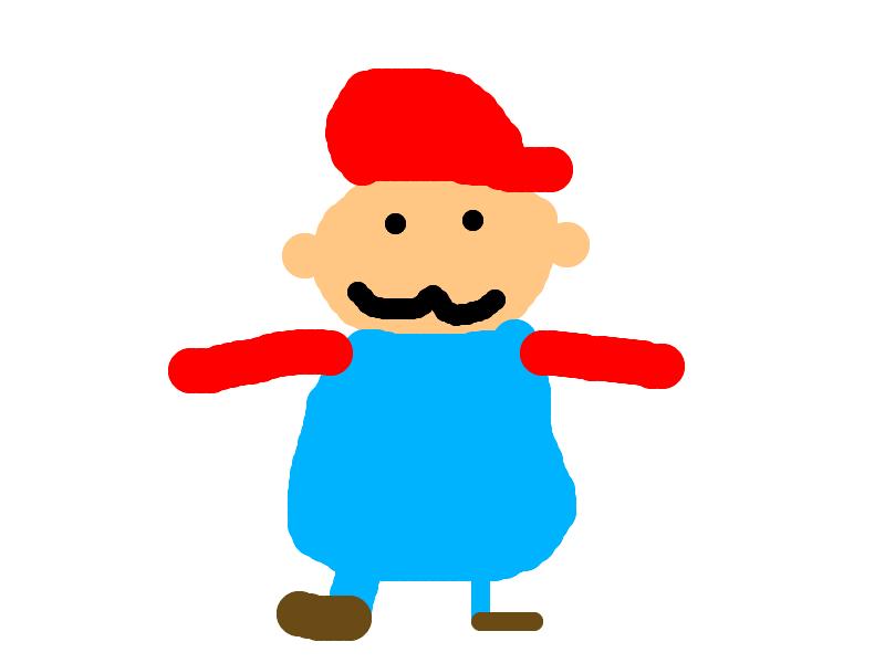 Poorly Drawn Mario by CLMJABM on DeviantArt