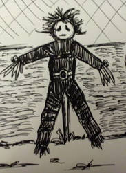 Edward Scissorhands Scarecrow