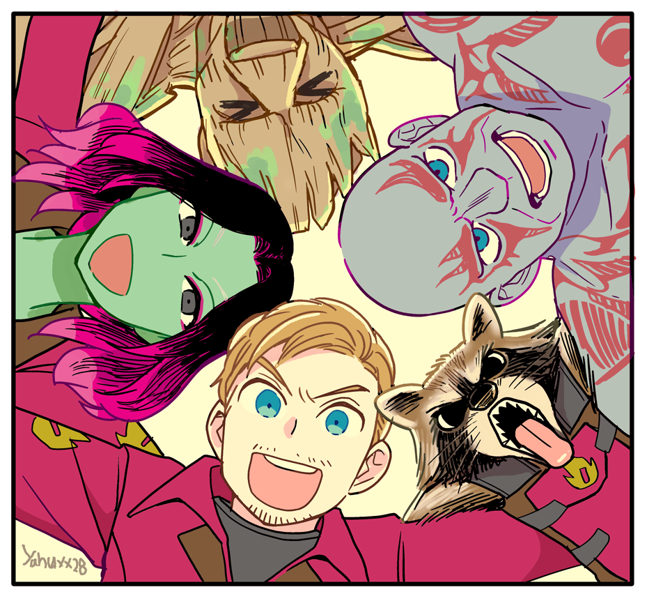 Gotg Drawing we are GotG! by yahuxx28 on DeviantArt