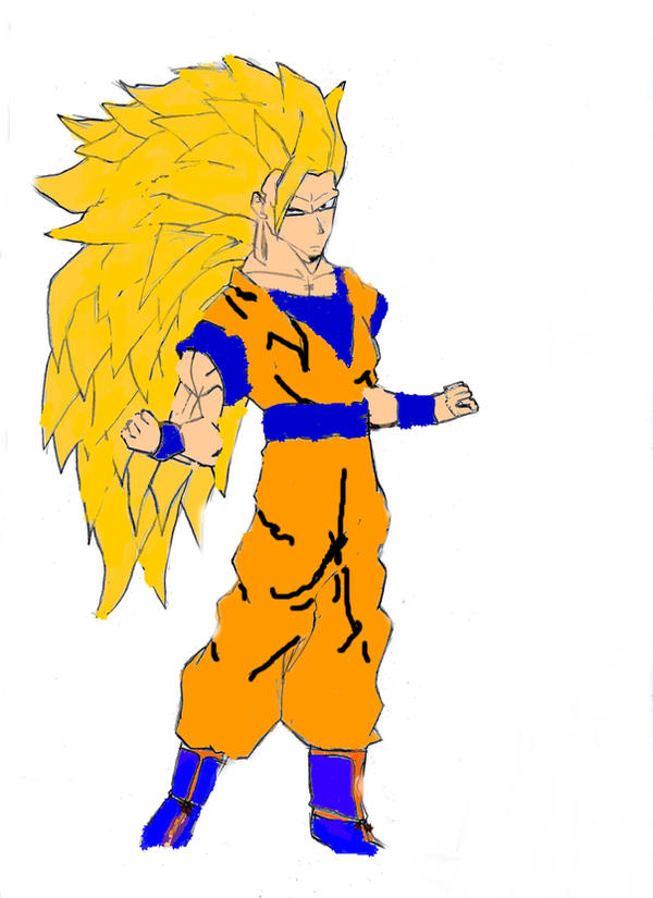 SSJ3 Goku by MannyPimpin on DeviantArt