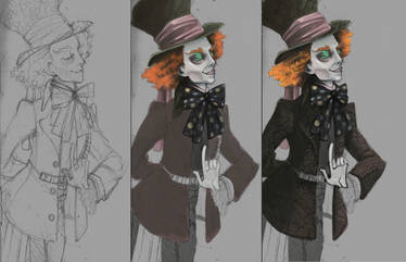 Burton's Mad Hatter WIP