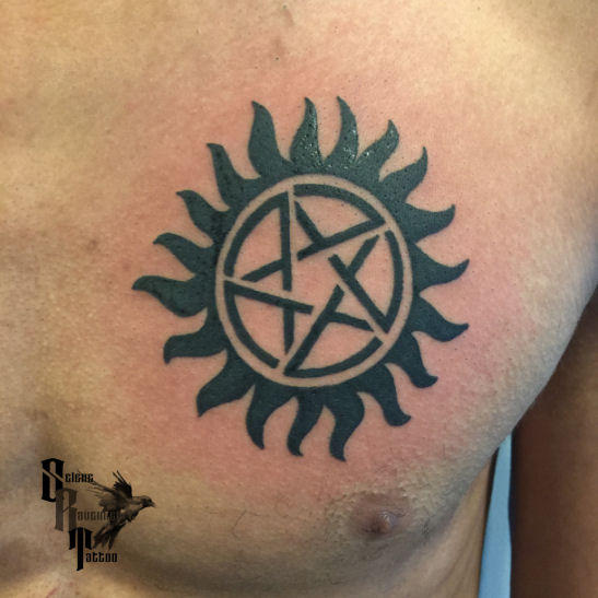 Supernatural Symbol Tattoo by Selene Ravenheart by SeleneRavenheart on