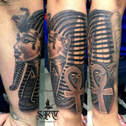 King Tut Tattoo by Selene Ravenheart