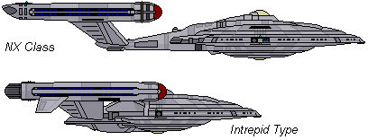NX-01 and Intrepid Type by gryphonarts on DeviantArt